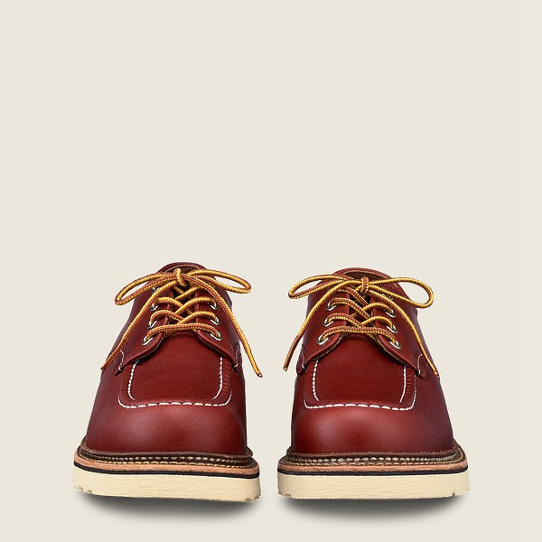 Red Wing Mens Classic - Russet Portage Leather - Oxford Burgundy - 6543QVFWS